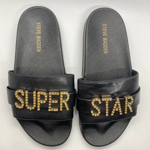 Steve Madden Kids' Jwords Slide Sandal Super Star